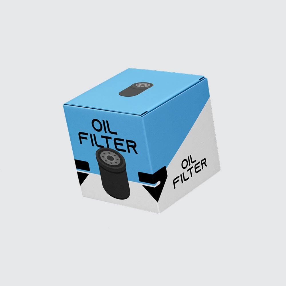 Custom Oil Filter Boxes | Durable Automotive Packaging