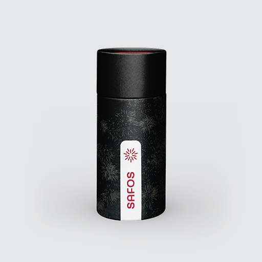 Custom Black Paper Candle Tube