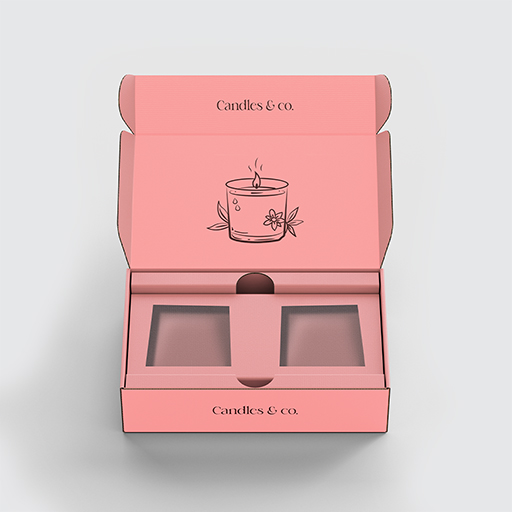 Custom Two-piece Candle Boxes